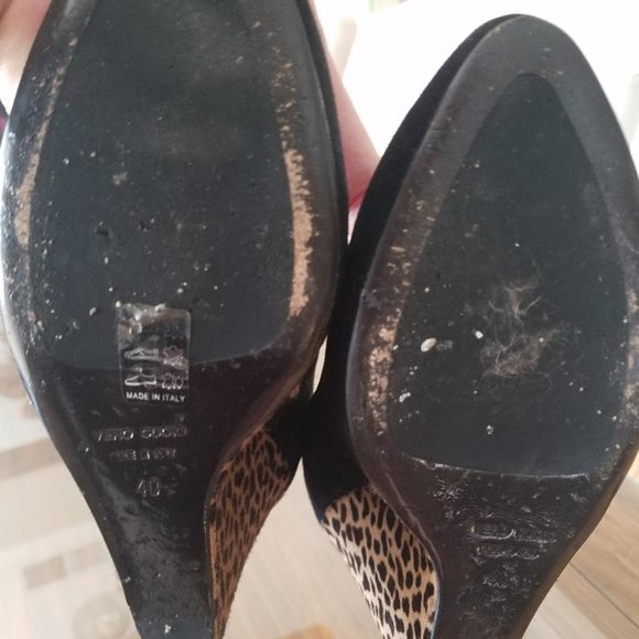 GIUSEPPE ZANOTTI Suede Cindy Wedge Pumps - size 40 - Picture 5 of 6